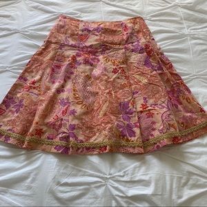 Express | Pleated paisley skirt
